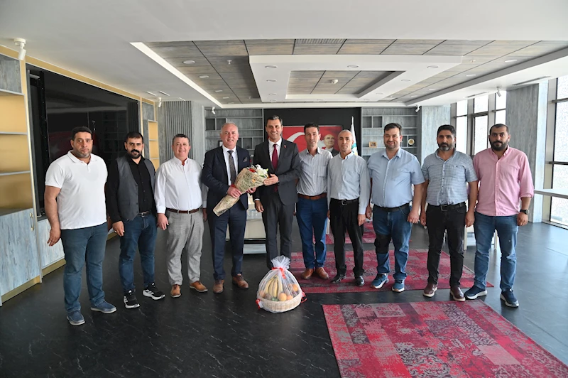 Pazarcılar Odası’ndan Başkan Zeyrek’e Ziyaret