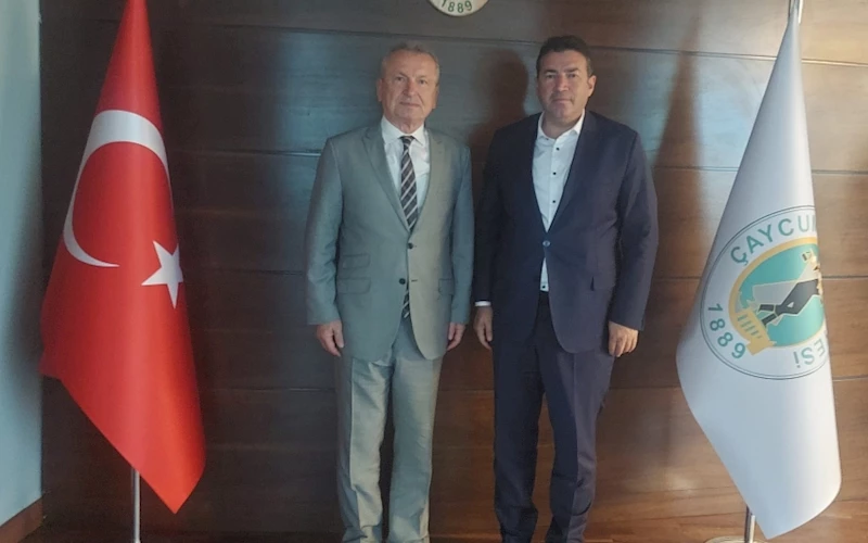 Belediye Başkanımız Özcan Ulupınar, Çaycuma Belediye Başkanı Bülent Kantarcı