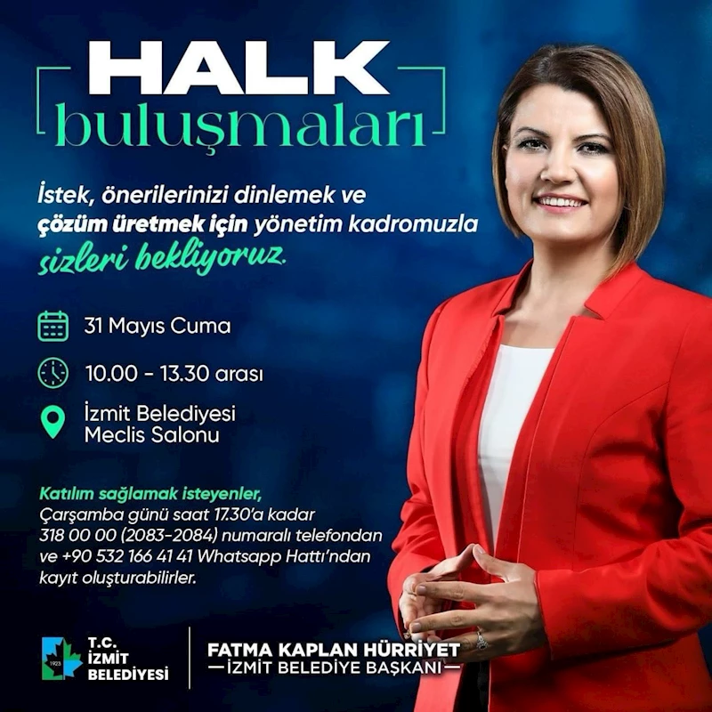 BAŞKAN HÜRRİYET, HALK BULUŞMALARINA BAŞLIYOR!