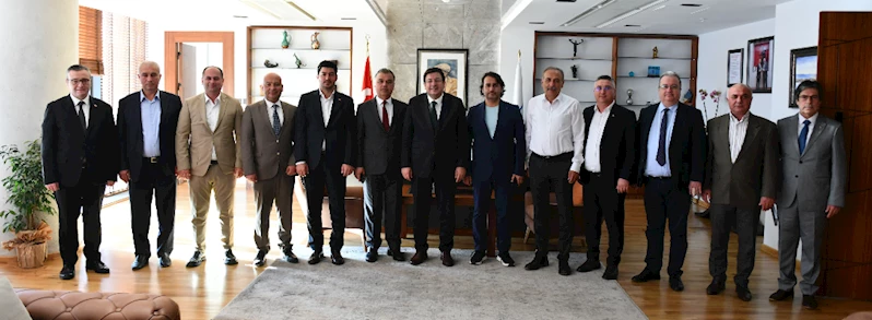 Başkan Erkek İlçe ve Belde Belediye Başkanlarını Ağırladı