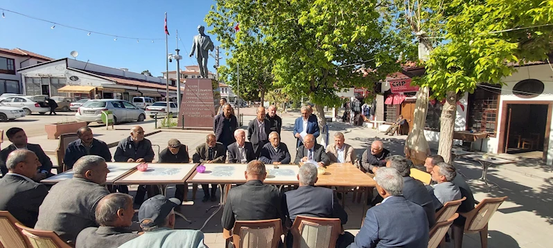 Başkan Cönger İlçenin İleri Gelenleri İle Toplantı Yaptı