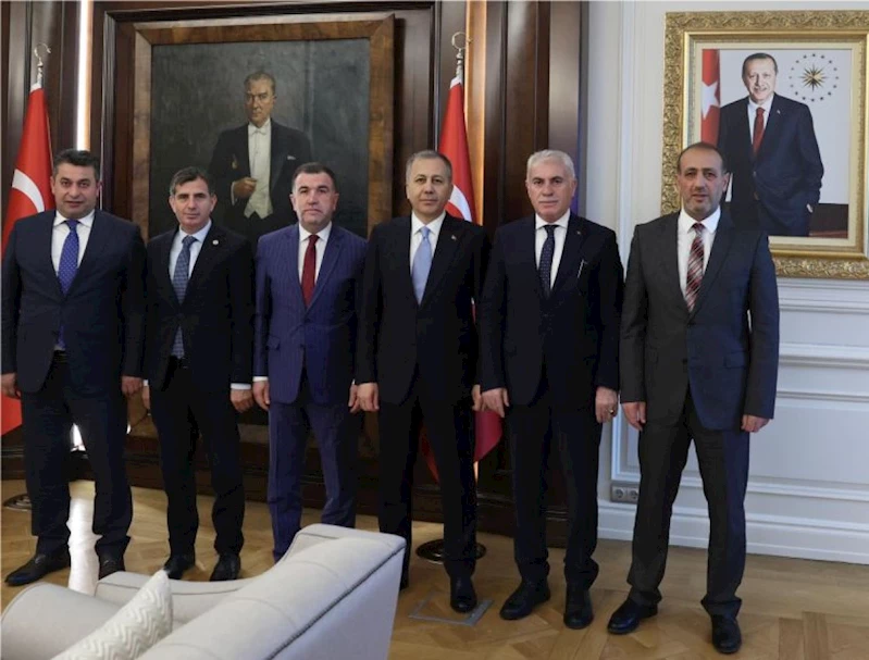 BELEDİYE BAŞKANIMIZDAN İÇİŞLERİ BAKANINA ZİYARET