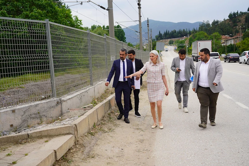 BAŞKAN SUBAŞI, ORHANGAZİ  MAHALLESİNDE İNCELEMELERDE BULUNDU