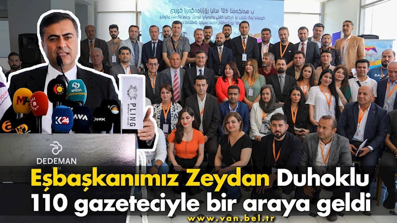 Eşbaşkanımız Zeydan Duhoklu 110 Gazeteciyle Bir Araya Geldi