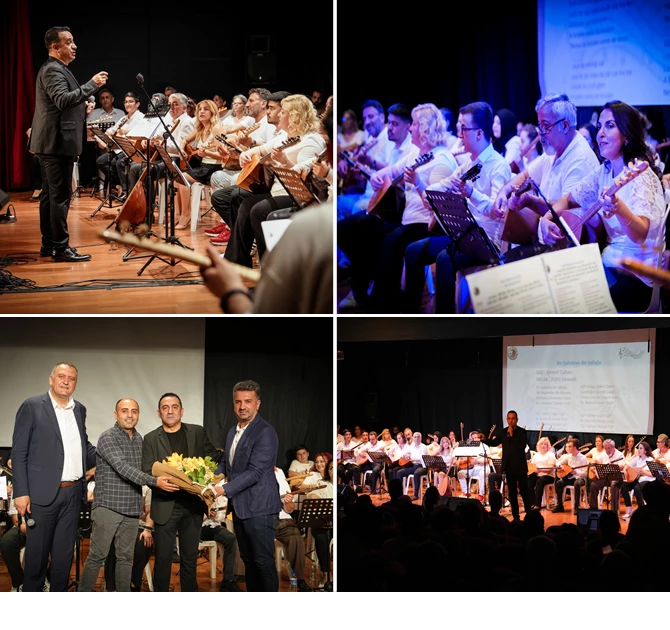 KARTAL BELEDİYESİ BAĞLAMA KURSU ÖĞRENCİLERİNDEN EŞSİZ KONSER