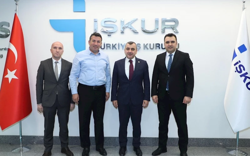 Belediye Başkanımız Özcan Ulupınar ve Ak Parti Zonguldak Milletvekilimiz Ahmet Çolakoğlu, Türkiye İş Kurumu (İŞKUR) Genel Müdürü Samet Güneş