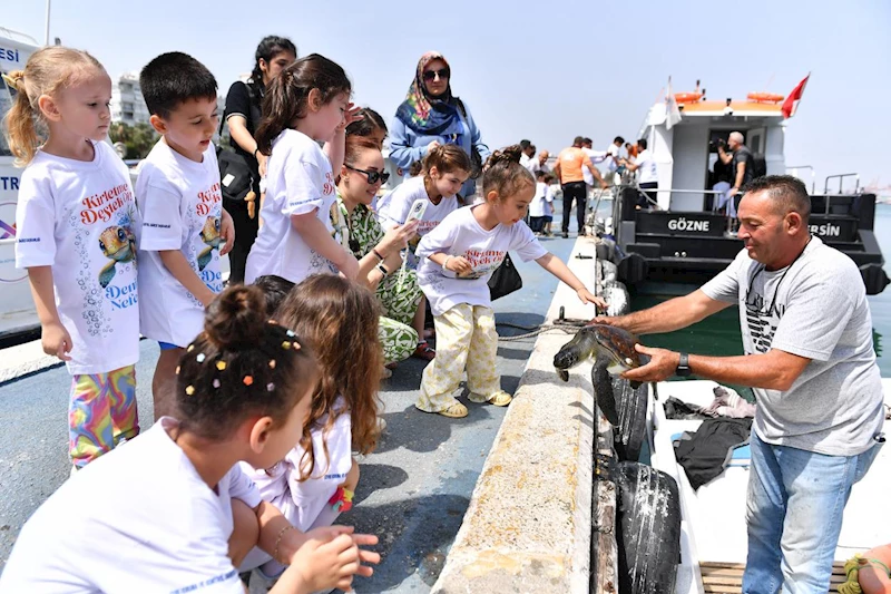 Büyükşehir Miniklere Temiz Denizin Önemini Uygulamalı Anlattı