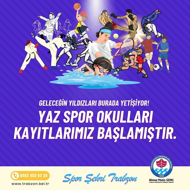 GELECEĞİN YILDIZLARI YAZ SPOR OKULLARINDA YETİŞECEK