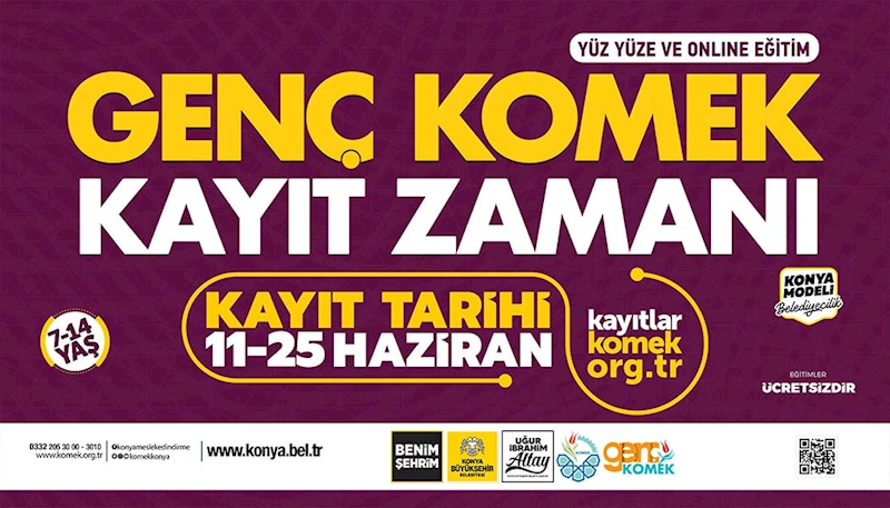 GENÇ KOMEK YAZ OKULU’NDA KAYIT HEYECANI BAŞLADI