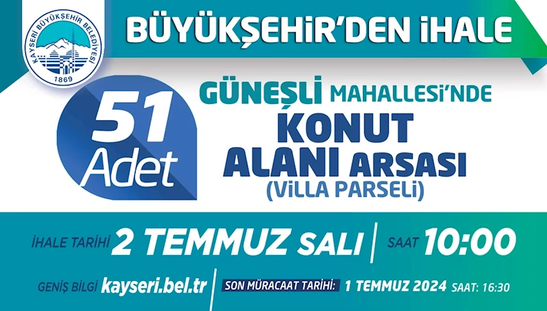 Büyükşehir’den İhaleler