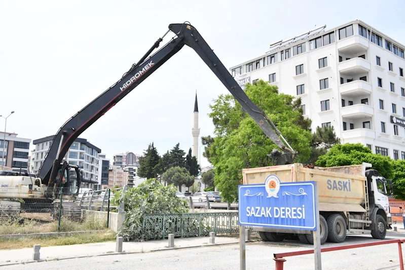 SASKİ’den derelerde büyük temizlik çalışması