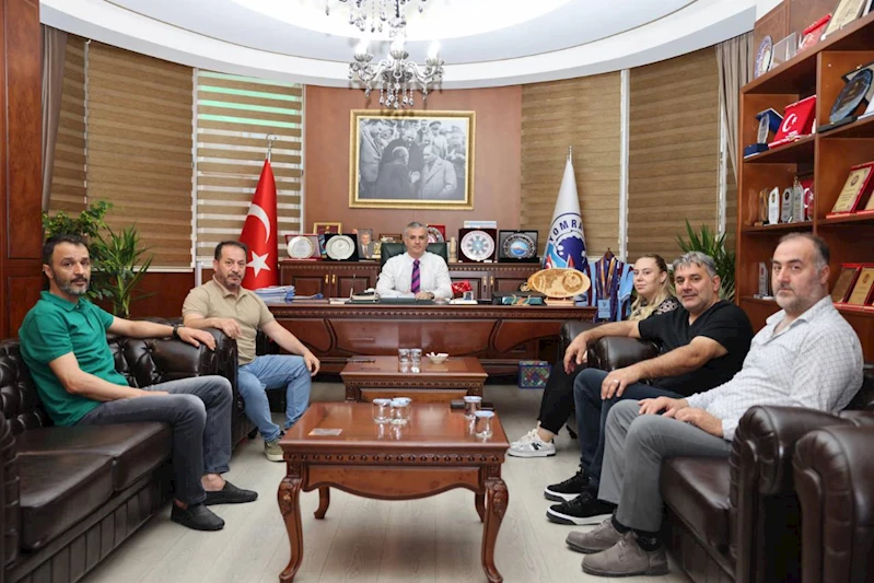 MOBİLYACILAR SİTESİ YÖNETİMİNDEN BAŞKANIMIZA HAYIRLI OLSUN ZİYARETİ