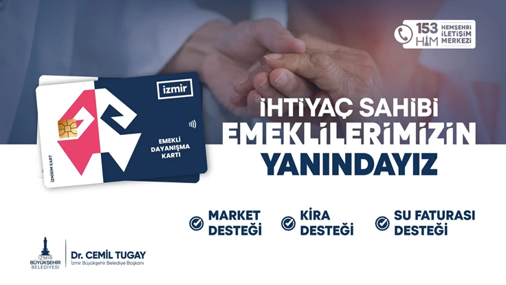 İzmir’de emeklilere su faturası, market ve kira desteği