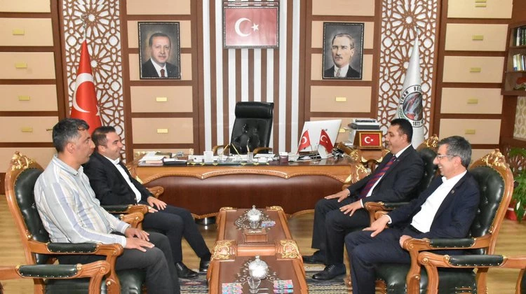BAŞKANIMIZ, ŞİRAN BELEDİYE BAŞKANI ABDULBAKİ KARA’YI ZİYARET ETTİ
