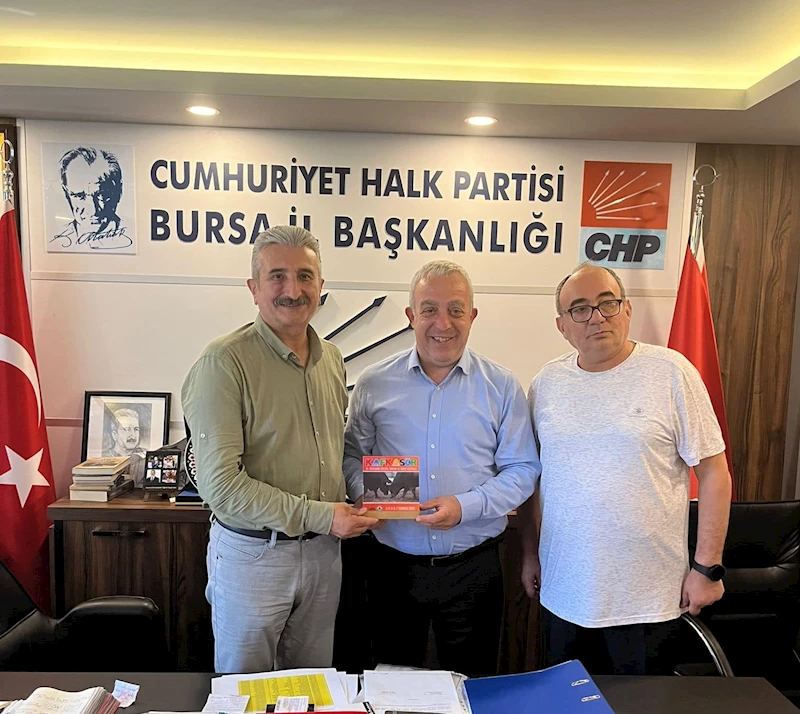 BELEDİYE BAŞKANIMIZ SAYIN BİLGEHAN ERDEM, CHP BURSA İL BAŞKANI SN. NİHAT YEŞİLTAŞ’I ZİYARET ETTİ.