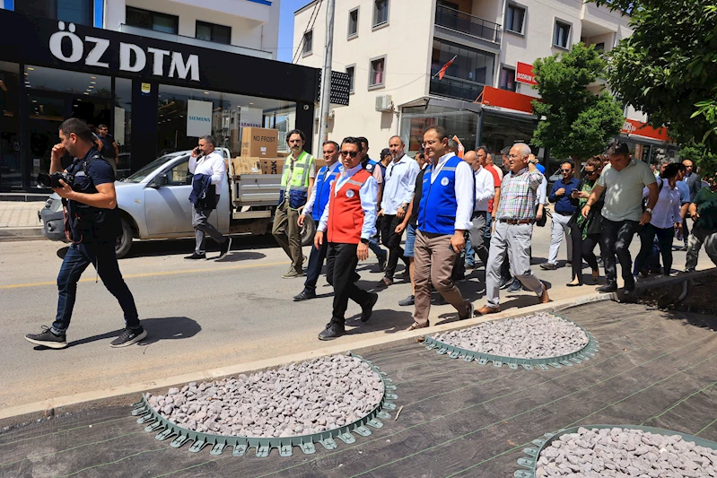 Başkan Aras Yalıkavak ve Mumcular Yol Çalışmalarını İnceledi