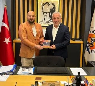 BELEDİYE BAŞKANIMIZ SAYIN BİLGEHAN ERDEM,  ATAKUM BELEDİYE BAŞKANI SAYIN SERHAT TÜRKEL’İ MAKAMINDA ZİYARET ETTİ.
