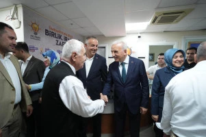 ÜMRANİYE’DE BAYRAMLAŞMA TÖRENİ YAPILDI
