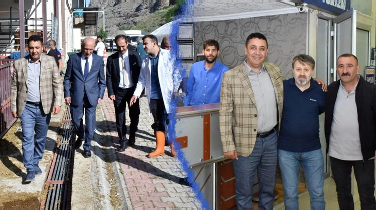 BAŞKANIMIZ OTOGAR ESNAFIMIZ İLE MEZBAHANE HAYVAN PAZARINDA VATANDAŞLARIMIZLA BAYRAMLAŞTI
