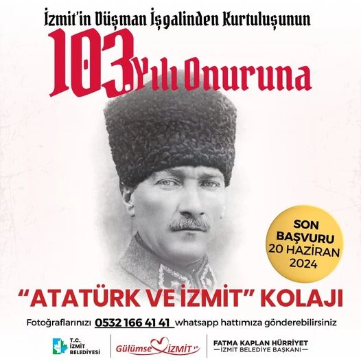 İZMİTLİLERİN FOTOĞRAFLARINDAN OLUŞAN ATATÜRK SİLUETİ BİLBORDLARI SÜSLEYECEK!