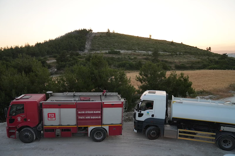 Balıkesir İtfaiyesi yangına hızlıca müdahale etti