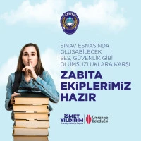 ÜMRANİYE BELEDİYESİ LGS SINAVINA GİRECEK ÖĞRENCİLER İÇİN GÖREV BAŞINDAYDI