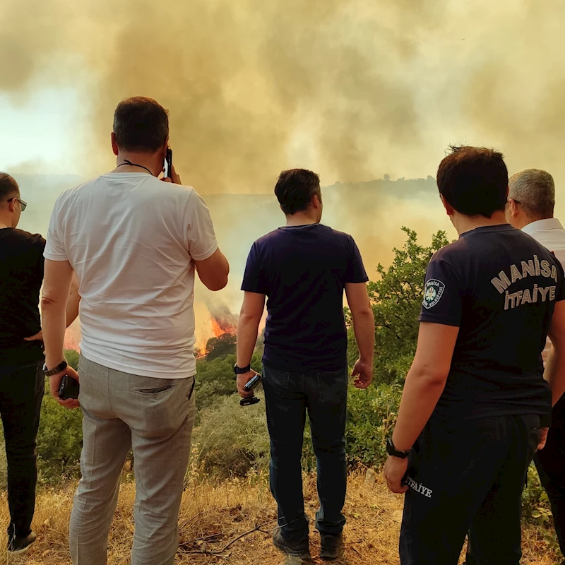 Korkutan yangın kontrol altına alındı