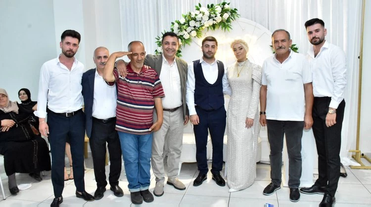 BAŞKANIMIZ, KEVSER ÇİMEN VE ÖMER FİDAN ÇİFTİNİN NİŞAN TÖRENİNE KATILDI