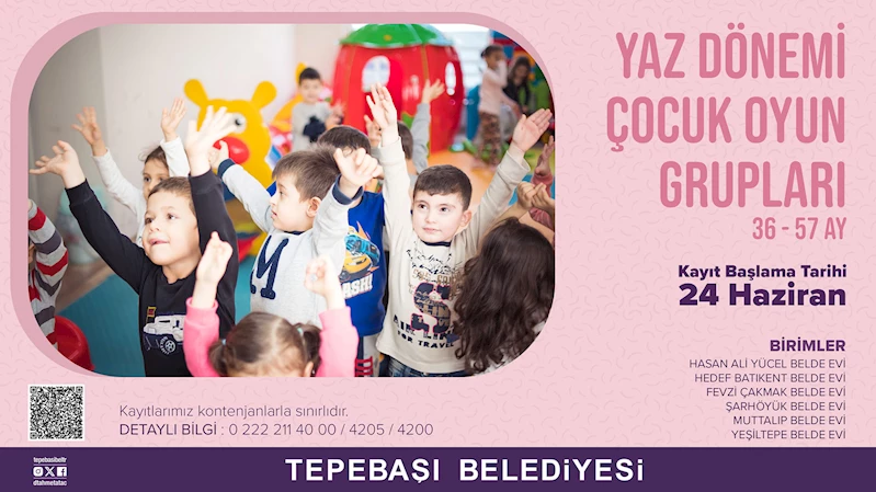 OYUN GRUPLARI İÇİN KAYITLAR BAŞLIYOR