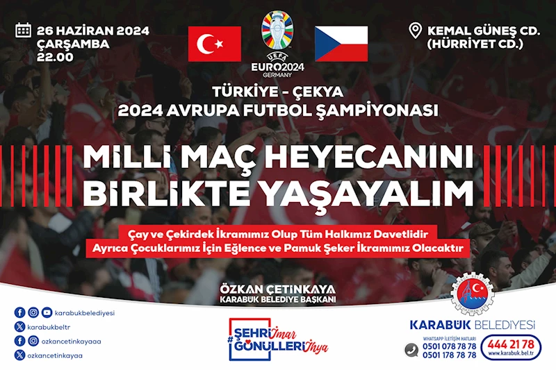 Milli Maç Heyecanını Birlikte Yaşayalım