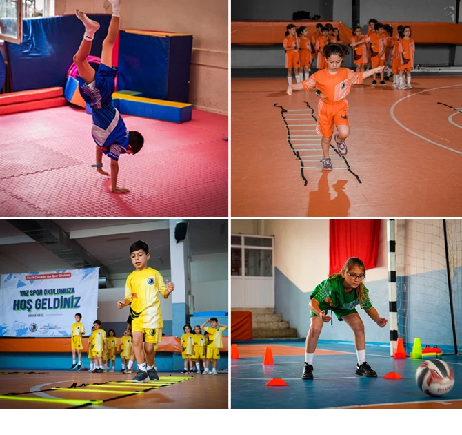 KARTALLI ÇOCUKLAR BU YAZ SPORA DOYACAK