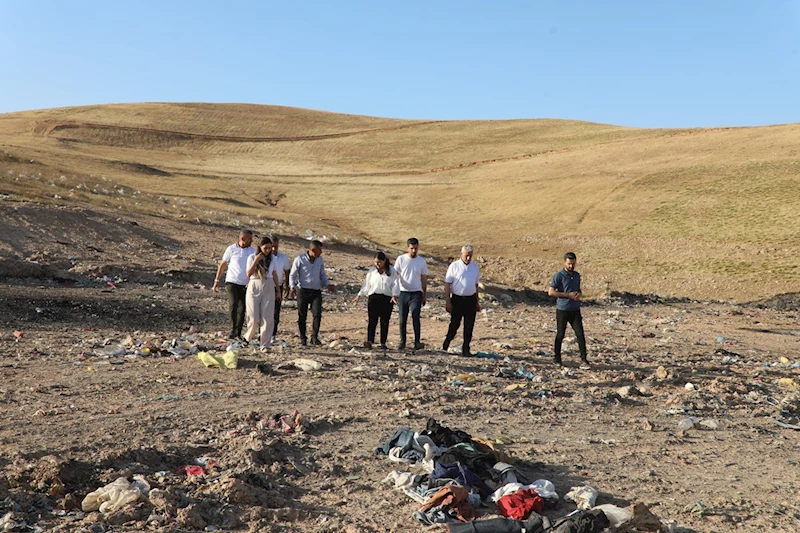 Eş Başkanımız Güler Yerbasan, belediyemize bağlı çöp toplama sahasında incelemelerde bulundu.