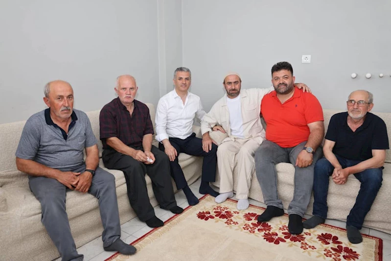 BAŞKANIMIZ HAC İBADETLERİNİ TAMAMLAYAN HEMŞEHRİLERİMİZİ ZİYARET ETTİ