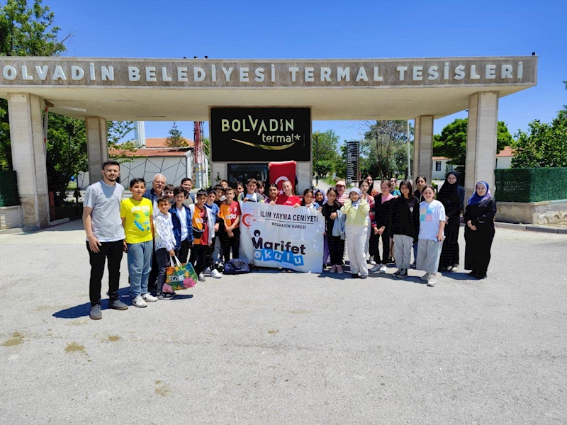 İlim Yayma Cemiyeti Marifet Okulunu Bolvadin Termal Tesisinde Misafir Ettik