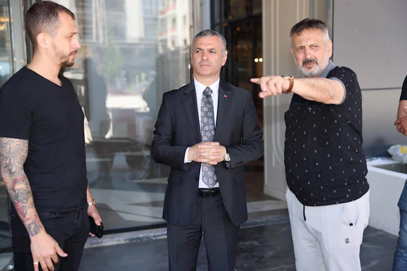 BAŞKANIMIZ AÇILACAK OLAN EMPULA MAİDE RESTAURANTI ZİYARET ETTİ