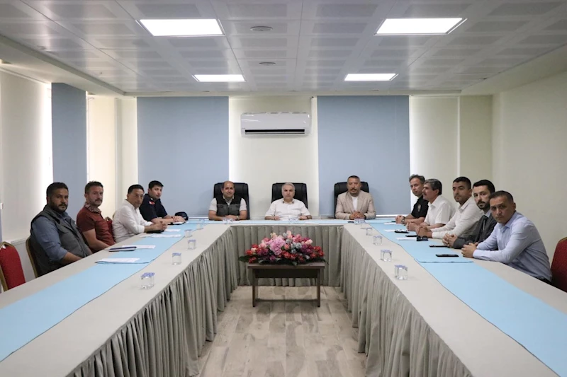 Belediye Başkanımız Veysel Topçu, Orman Yangınlarıyla Mücadele Komisyon Toplantısına Katıldı.