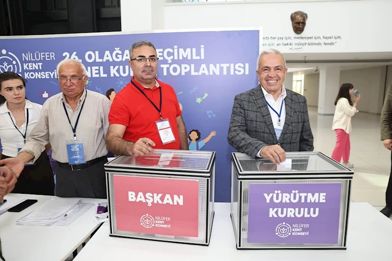 Nilüfer Kent Konseyi’nin yeni başkanı Mustafa Berkay Aydın