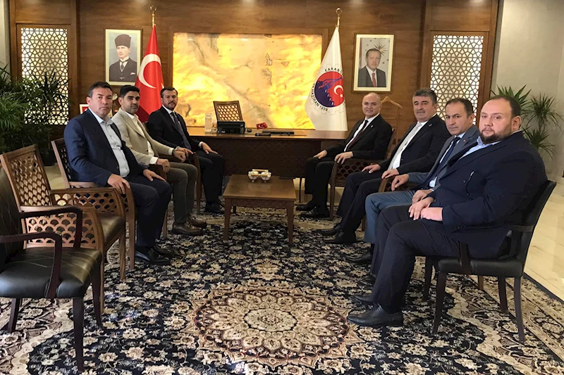 Bölge Belediye Başkanlarından Belediye Başkanımız Özkan Çetinkaya’ya Ziyaret