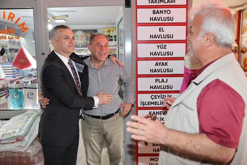 BAŞKANIMIZ BELEDİYE PASAJIMIZDAKİ ESNAFLARIMIZI ZİYARET ETTİ