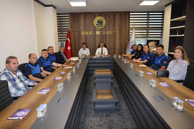 BAŞKANIMIZ İLÇENİN HUZUR VE REFAHI İÇİN ZABITA BİRİMİMİZ İLE SAHADA OLACAKLARINI DİLE GETİRDİ