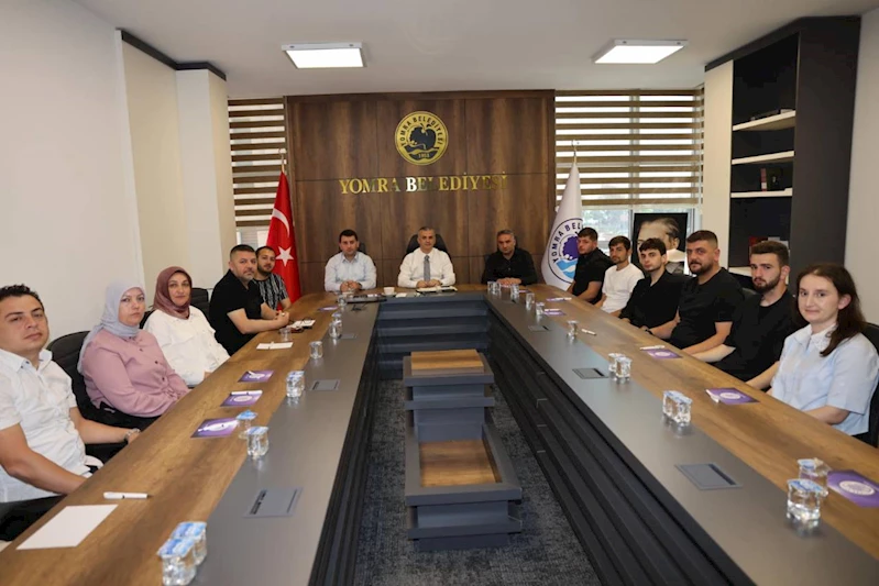 BAŞKANIMIZ DAHA İYİ HİZMET SUNMAK İÇİN PERSONEL TOPLANTISI GERÇEKLEŞTİRDİ