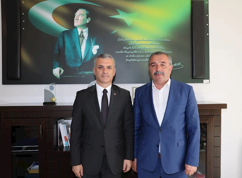 BAŞKANIMIZ İLÇE MİLLİ EĞİTİM MÜDÜRÜMÜZÜ MAKAMINDA ZİYARET ETTİ