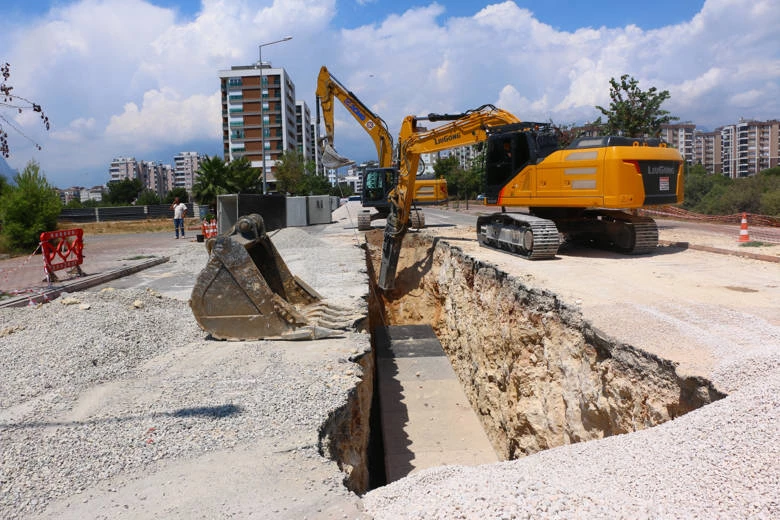 ASAT yağmursuyu drenaj hattı çalışmaları yaz boyu devam edecek