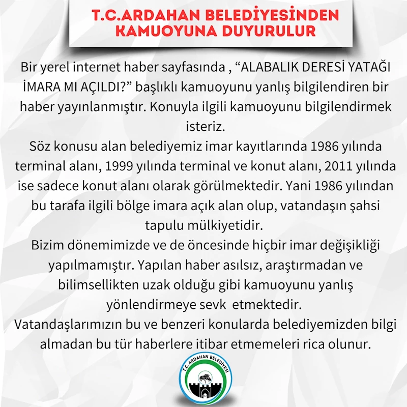 T.C. ARDAHAN BELEDİYESİ
