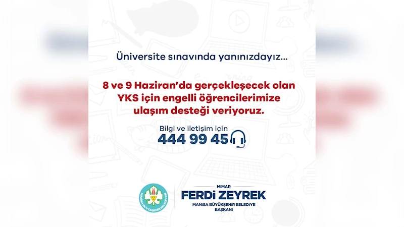 Üniversite Sınavında Yanınızdayız…