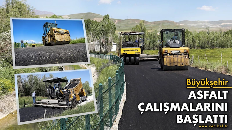 Asfalt Çalışmalarını Başlattık