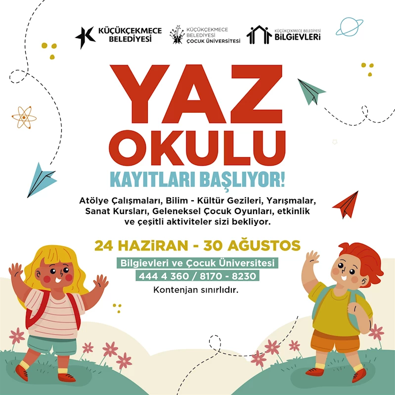 10 BİN ÖĞRENCİ YAZ OKULLARINDAN FAYDALANACAK