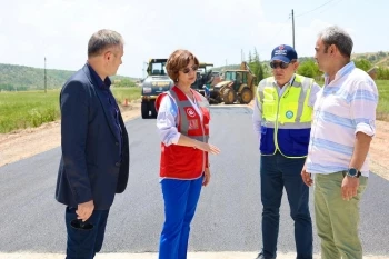 BAŞKAN ÜNLÜCE’DEN YOL İNCELEMESİ