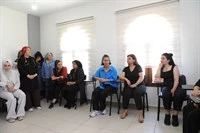 Eş Başkanımız Demir, Kadın Merkezini ziyaret etti