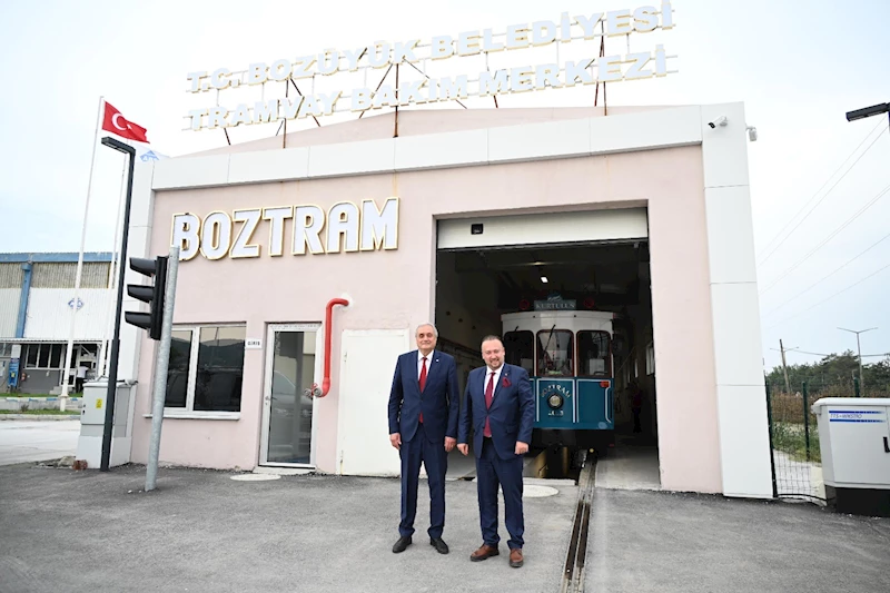 -BAŞKAN BAKKALCIOĞLU UŞAK BELEDİYE BAŞKANI YALIM’A BOZTRAM’I ANLATTI